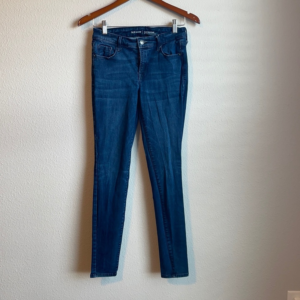 Mid rise skinny jeans